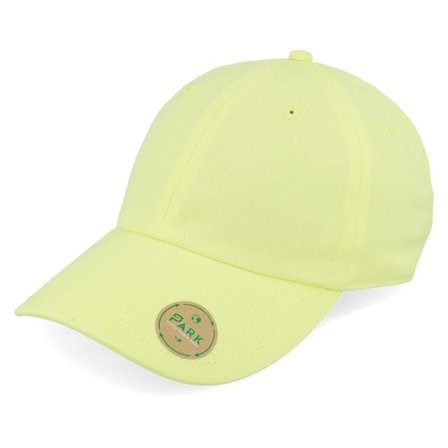 Park - Yellow unconstructed Czapka Z Daszkiem - Soft Yellow Sustainable Dad Cap @ Hatstore