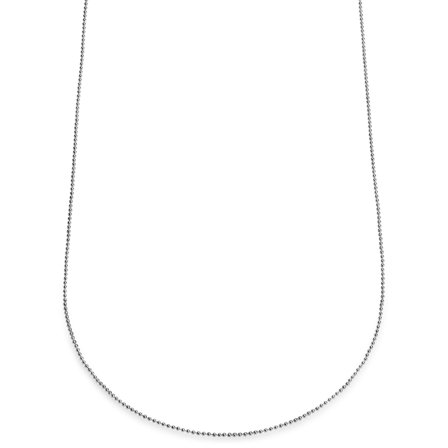 Essentials | Collar de cadena de bolas plateado de 1,6 mm para hombres - Collares de cadena