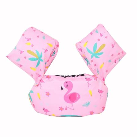 Toddler Flytväst Simväst Swim Floaties För Småbarn Flickor Och Pojkar Barn Simma Flamingo