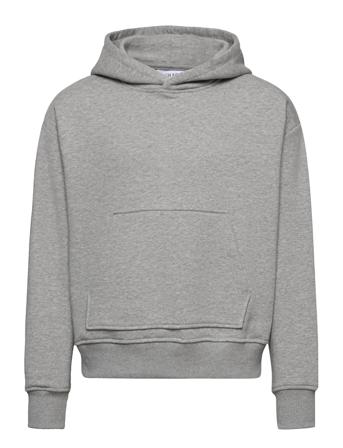 Our Alice Hood Sweat Hoodie Grå Grunt