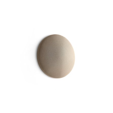 Akustikpaneel POLY, kreisförmig gewölbt, Ø550x140 mm, Wandmontage, beige