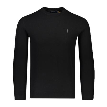 Polo Ralph Lauren, Round Neck Knitwear Zwart, Heren, Maat:XS
