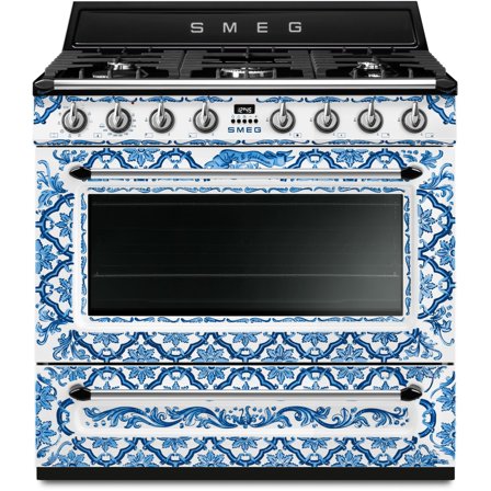 Smeg Gaskomfur Dolce & Gabbana Mediterraneo TR90DGME9 90 cm | KitchenOne