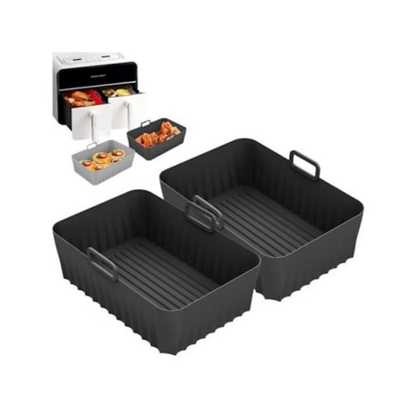 Airfryer-tilbehør - Ninja - Silikonform - 2-pakning - Kompatibel med AF400EU og AF300EU - 9,5L