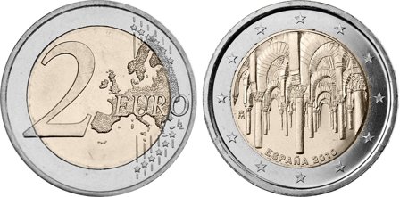 Spanien 2010 - UNESCO - Córdoba - 2 euro mønt
