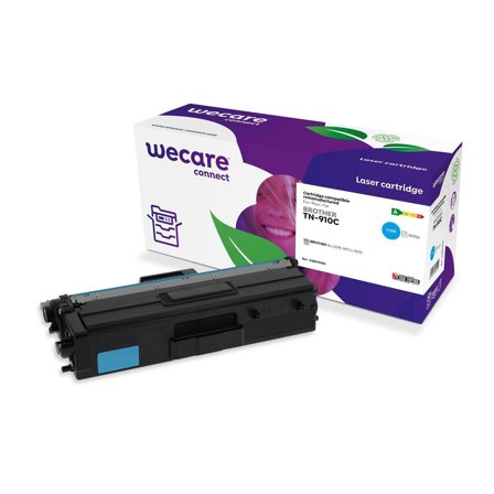 WECARE Toner BROTHER TN-910C 9K cyan - Lyreco - Toner och bläck - Tonerkassetter - Toner WeCare