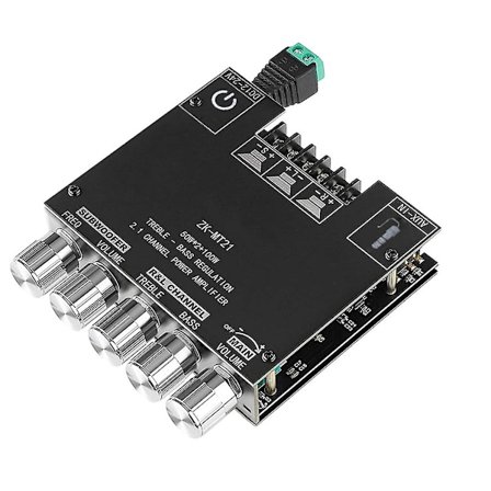 Digital forstærker Hifi Bluetooth-kompatibel 5.0 Power Stereo Audio Hjemmebiograf