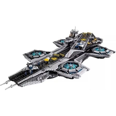 Helicarrier Model Aircraft Carrier Bygge Klodse Shield Serie Start Plan Bricks Legetøj