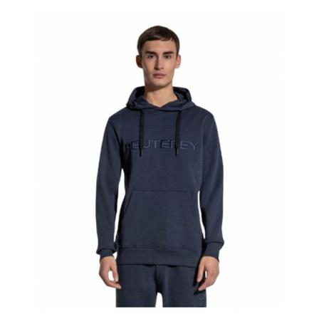 Peuterey, Written hood sweatshirt Niebieski, Mężczyzna, Rozmiar: S