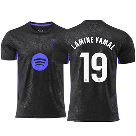 25-26 FC Barcelona Black Mamba Special Edition NO.19 LAMINE YAMAL Jalkapallon treeni-T-paita S-2XL