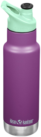 Klean Kanteen Insulated Kid Classic Narrow pullo, 355ml (Sport Cap), Sparkling Grape