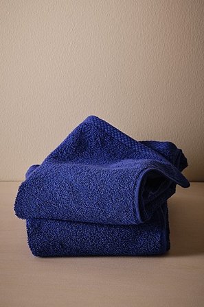 Jotex - Handtuch Im 2er-pack 50x70 Cm Kobaltblau - DARCY - Kaufe Handtücher bei Jotex