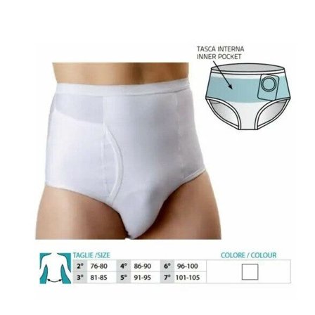 Orione Slip per Stomia Uomo Cod 556 Bianco Taglia 2