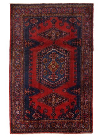 Hand Knotted Wiss Rug 233X344 Wool Black/Dark Red Large