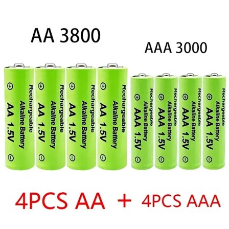 AAA1,5V 3000mAh genopladeligt batteri Lithium Ion 1,5 V AAA-batteri til ure Mus Computere Legetøj Udskift Ni-Mh