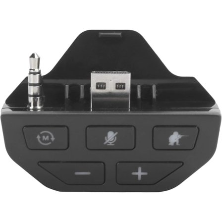 Stereo Headset Adapter Controller för Xbox One, Flera Ljudlägen Trådlös Ljudadapter med 3,5 mm Jack, Justerbar Controller Ljudförstärkare för