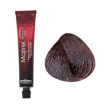 Permanent farve - L'OREAL - Majirel N°5.52 - Lys kastanje mahogni iriseret - 50ml - Ammoniak