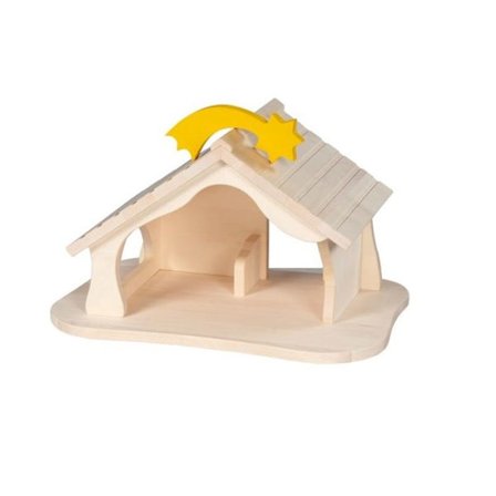 Holztiger - Julkrubba i trä - GOLLNEST & KIESEL