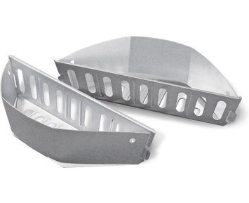 Weber-Brikettkurver 57 cm – 2-pk -Weber brikettkurver til kull- og brikettgriller-Barbecue-Grilltillbehør