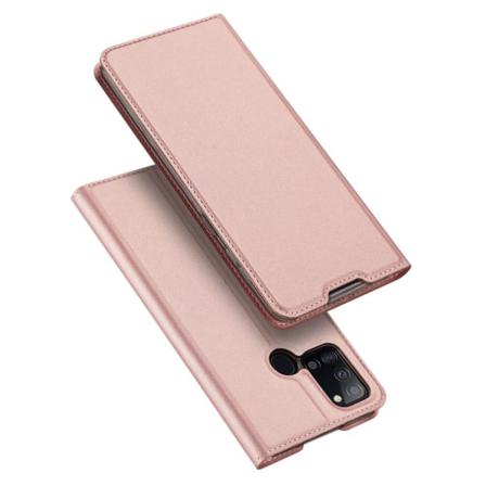 Samsung Galaxy A21s - Dux Ducis Skin Pro Plånboksfodral - Roségu Roséguld
