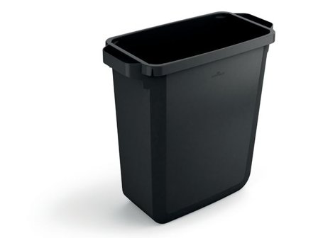DURABLE Papperskorg Durabin Eco 60l svart - Lyreco - Städ och hygien - Avfallshantering och källsortering - Sortering och återvinning