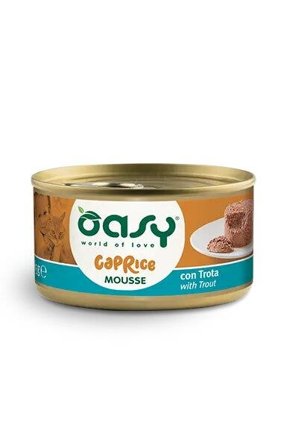Oasy Caprice Mousse Con Trota Per Gatti Adulti 85g