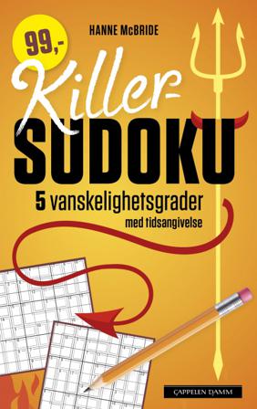 Killer-sudoku. 5 vanskelighetsgrader med tidsangivelse - Bok av Hanne McBride - Other printed item