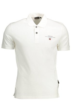 Napapijri Polo Maniche Corte Uomo Bianco