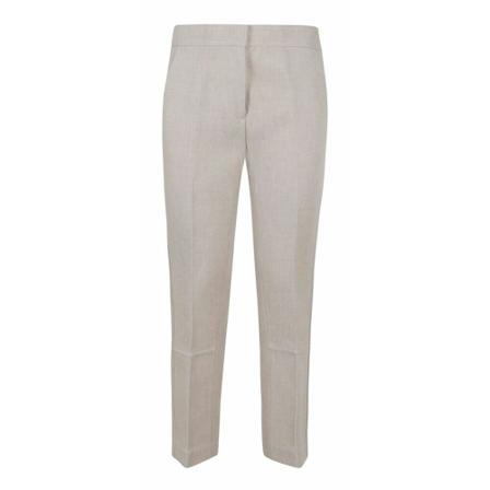Tory Burch Viscose Pants , Grijs , Dames , Maat: S
