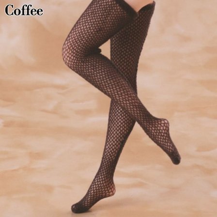 1 pari 3D- mesh 1/12-nukkesukkahousut COFFEE