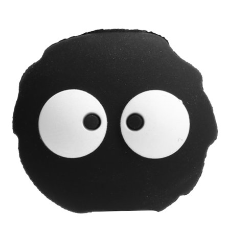 Cartoon Mobiltelefon USB-kabelskydd - Svart