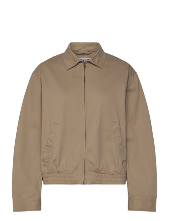 Weekday Regular Cotton Jacket - Beige - XL