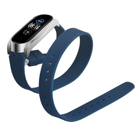 Xiaomi Mi Band 5 long loop watch band - Navy Blue