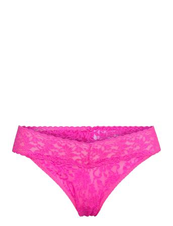 Hanky Panky Signature Lace, Original Rise Thong Stringit Alusvaatteet Vaaleanpunainen Hanky Panky
