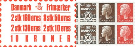 Danmark 1981 - Frimærkehæfte 10 kr. AFA 6 - Postfrisk