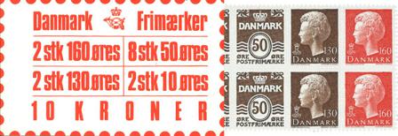 Danmark 1981 - Frimærkehæfte 10 kr. AFA 6 - Postfrisk