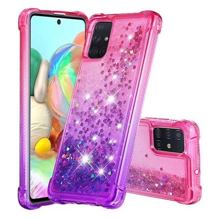 Princess Samsung Galaxy A71 kuoret - Ruusu / Violetti
