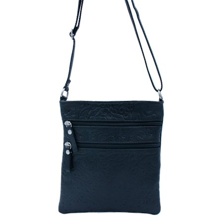 Axelremsväska mönster, skinn