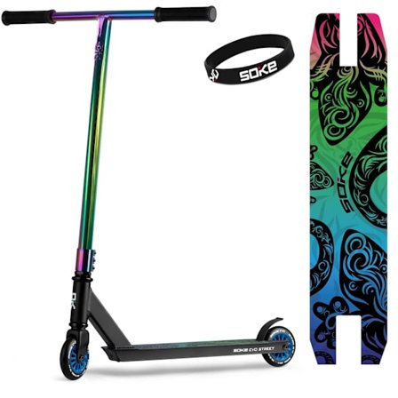 Trick Scooter SOKE EVO Street Black Rainbow