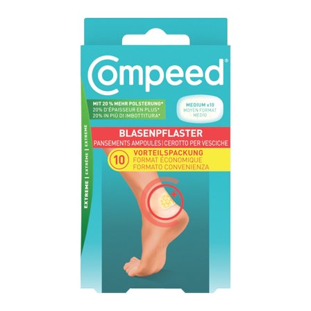 Compeed Cerotti Per Vesciche Medi Extreme 10 Pezzi - Sollievo