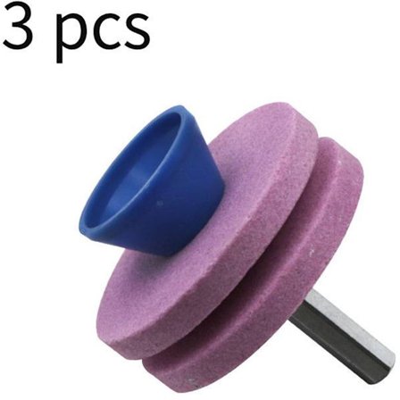 3-pack gräsklipparbladsvässare - trädgårdsredskapsvässare