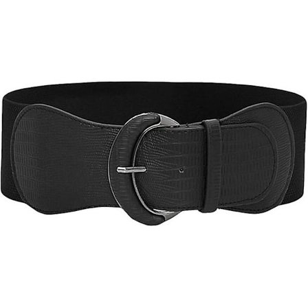 Bred stretchbälte för damklänningar Dam elastiskt korsett bälte