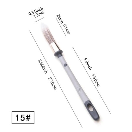 Slot Spiss Hjørne Trim Pensel 15SPISS SPISS