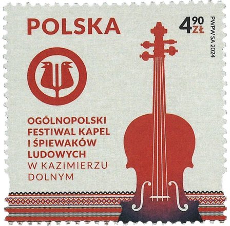 Polen - National Folkfestival - Postfrisk frimærke