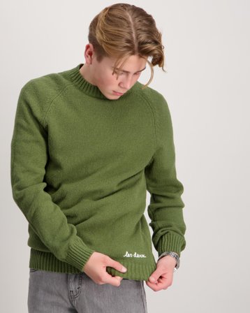 Les Deux Brad Roundneck Knit Kids Groen Truien Jongens - Kids Brand Store