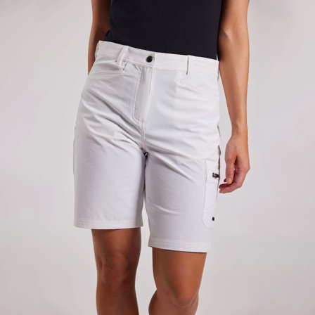 Pantalones cortos de navegación Sebago Performance Midi, White, mujer, X-Small