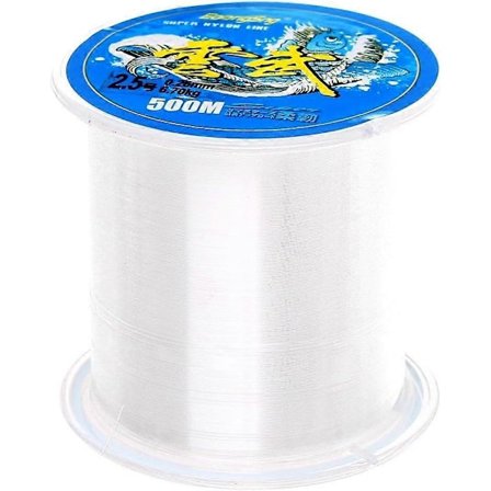 2025 Egnet 500 Meter Klar Fiskesene, 0.26mm Nylon Fisketråd, Monofilament Fiskesene Tråd Klar