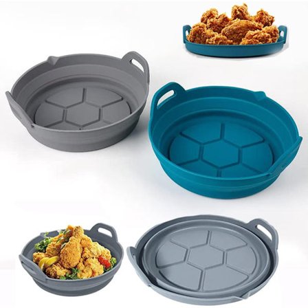 Airfryer Tilbehør, 2 deler, Tilbehør for 2 stk Airfryer, Høy kompatibilitet, Motstandsdyktig mot høye temperaturer, BPA-fri, Holdbar