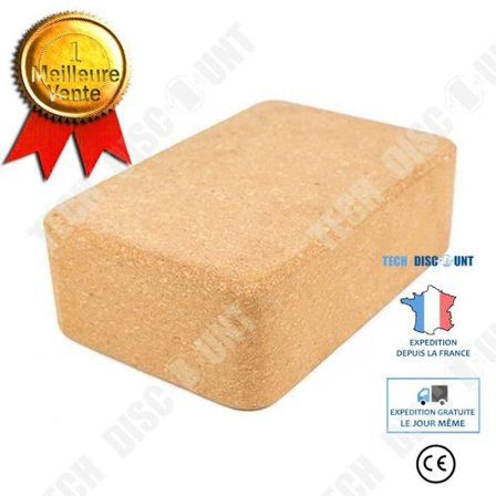 Yoga Block - TD - Natur - Ekologisk - Icke giftig - Beige