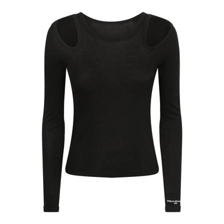 Stella McCartney, Cut-out top Czarny, Kobieta, Rozmiar: S